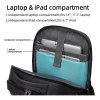 Ba lô laptop nam 17.3 inch dung lớn, cổng USB, chống thấm nước, chống mài mòn - Kinh doanh 5