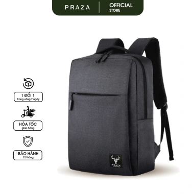 Ba Lô Laptop USB Cao Cấp PRAZA BL174 - Siêu Nhẹ, Bảo Vệ 15.6 inch, Giá 179.000