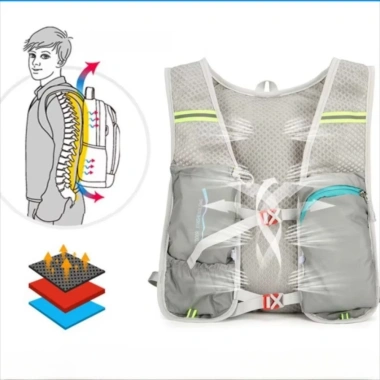 Ba lô leo núi HZLING Daypack siêu nhẹ chống nước, phản quang, thoáng khí – 249.156₫