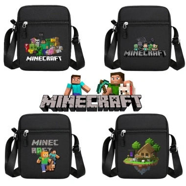 Ba lô Minecraft anime thời trang, túi đeo ngang cao cấp cho người lớn và trẻ em - Giá 91.800₫