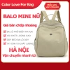 Ba lô Mini chống nước Tuslon – Đa năng 6 màu, nhiều túi, thiết kế Hàn Quốc dễ thương cho người đi làm