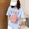 Ba lô Mini EUCA Dacron nhẹ - Vải nhung màu trơn, thời trang du lịch & trường trung học, giảm giá 16% - 131.868₫