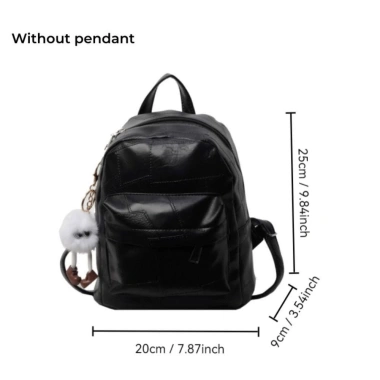 Ba lô mini nữ da PU chống nước, dung tích lớn, thiết kế thời trang - Giá chỉ 143.316 VND
