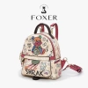 Ba lô mini nữ Doodle Series FOXER - Nhỏ gọn, dễ thương, di động, giá 581.913 VND