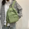 Ba lô mini nữ vải canvas phong cách Hàn Quốc, túi du lịch dây kéo màu trơn, giảm giá 229.716₫ 3