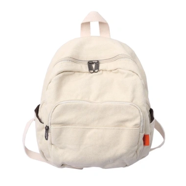 Ba lô mini nữ vải canvas phong cách Hàn Quốc, túi du lịch dây kéo màu trơn, giảm giá 229.716₫ 10