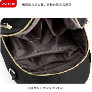 Ba Lô Mini Nữ Vải Oxford Nylon Chống Thấm Nước, Sức Chứa Lớn, Thời Trang 2.022 8