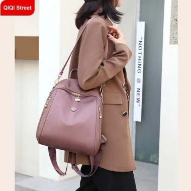 Ba Lô Mini Nữ Vải Oxford Nylon Chống Thấm Nước, Sức Chứa Lớn, Thời Trang 2.022 9