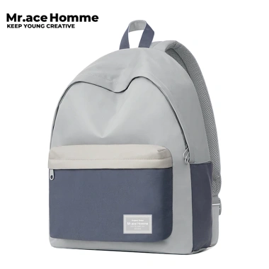 Ba lô Mr Ace Homme 2.163 Ash Blue - Sinh viên, túi laptop, 851.580₫