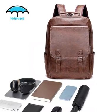 Ba lô nam Da PU Daypack di động, dây đeo vai điều chỉnh, giá ưu đãi 374.760 đồng 8