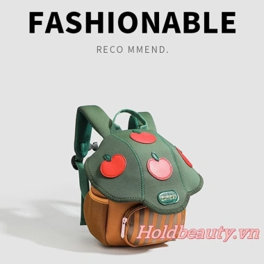 Ba Lô Nấm Dễ Thương Cho Trẻ Em – Schoolbag Mẫu Giáo Túi Du Lịch Đẹp, Phù Hợp Bé Gái & Bé Trai