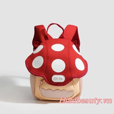 Ba Lô Nấm Dễ Thương Cho Trẻ Em – Schoolbag Mẫu Giáo Túi Du Lịch Đẹp, Phù Hợp Bé Gái & Bé Trai