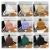 Ba lô nhỏ HOBBYIN Mini nhẹ màu trơn, vải nhung Dacron thời trang, du lịch - 122k 9