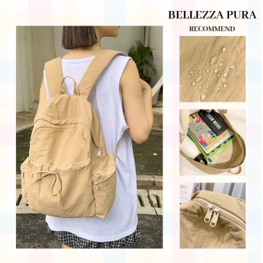 Ba lô nữ BELLEZZA PURA nhẹ chống nước, dung tích lớn, nơ xinh, đựng laptop – 214.648₫