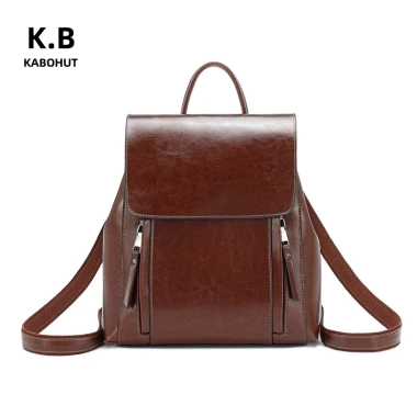 Ba lô nữ Kabohut da thật - Túi đeo vai thời trang, di động, giảm giá 862.920₫
