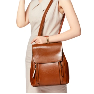 Ba lô nữ Kabohut da thật - Túi đeo vai thời trang, di động, giảm giá 862.920₫