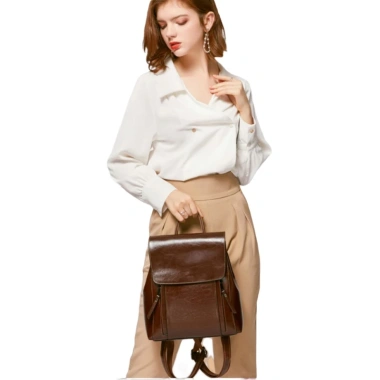 Ba lô nữ Kabohut da thật - Túi đeo vai thời trang, di động, giảm giá 862.920₫