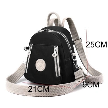 Ba lô nữ mini thời trang, túi du lịch dung tích lớn, vải bố nhẹ, dễ phối - 216k