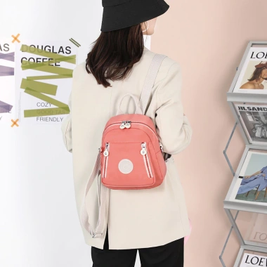 Ba lô nữ mini thời trang, túi du lịch dung tích lớn, vải bố nhẹ, dễ phối - 216k
