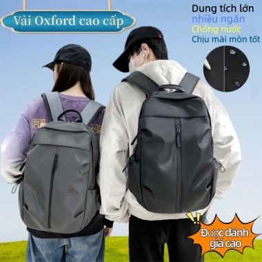 Ba lô Oxford chống nước, USB, ngăn laptop, thời trang thể thao - 155.000₫
