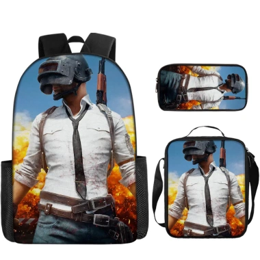 Ba lô PUBG 16 Inch 20L giảm gánh nặng, dung tích lớn cho học sinh tiểu trung học