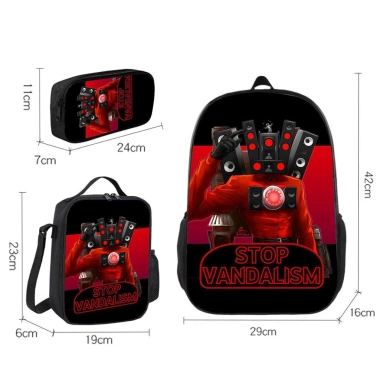 Ba lô PUBG 16 Inch 20L giảm gánh nặng, dung tích lớn cho học sinh tiểu trung học