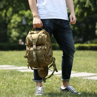 Ba lô quân sự 20L chiến thuật Molle sling chống thấm nước - EDC đi bộ đường dài, cắm trại, săn bắn - Giá ưu đãi 387.414₫ 8 Ba lô quân sự 20L chiến thuật Molle sling chống thấm nước - EDC đi bộ đường dài, cắm trại, săn bắn - Giá ưu đãi 387.414₫ 8