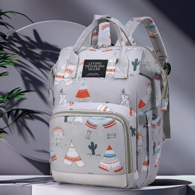 Ba lô RANERVZ Mommy chống nước thời trang bà bầu, túi đựng tã cho bé, chỉ 250.236 VND