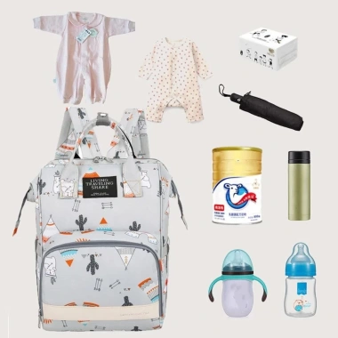 Ba lô RANERVZ Mommy chống nước thời trang bà bầu, túi đựng tã cho bé, chỉ 250.236 VND