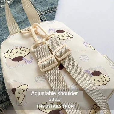 Ba lô Sanrio Cinnamoroll mini dây kéo - Thời trang trường, du lịch cho bé trai, bé gái - Giá ưu đãi