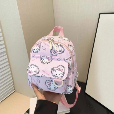 Ba lô Sanrio Cinnamoroll mini dây kéo - Thời trang trường, du lịch cho bé trai, bé gái - Giá ưu đãi