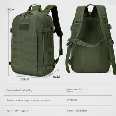 Ba lô Softback CCZedo Nam Quân Sự – Dung tích lớn, chống thấm, cắm trại, săn bắn, đi bộ