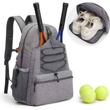 Ba Lô Tennis WANCGAI Dung Lượng Siêu Lớn, Chống Thấm, Túi Giày & Vợt Điều Chỉnh, Màu Trơn - 421.524 VND