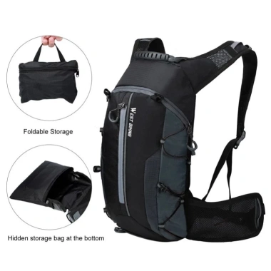 Ba Lô Thể Thao Siêu Nhẹ Chống Thấm Nước WEST BIKING - Giá 204.000, Giảm 40.800 7 Ba Lô Thể Thao Siêu Nhẹ Chống Thấm Nước WEST BIKING - Giá 204.000, Giảm 40.800 7