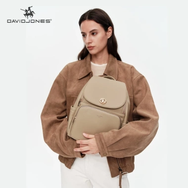 Ba lô thời trang David Jones 2.025 Xuân Hè - Shoudler Tua Rua, thiết kế nữ, giảm giá chỉ 899.000₫ 3