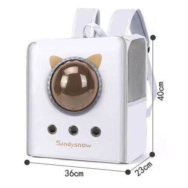 Ba lô thú cưng Moorpet trong suốt, thoáng khí, gập lại - Dùng cho mèo 10kg, chó 8kg, giảm còn 250k