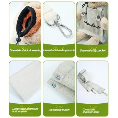 Ba lô thú cưng Yunaun hình sư tử di động Tote - Tiện lợi, Giá chỉ 267.630₫
