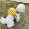 Ba lô túi đựng đồ ăn nhẹ cho chó nhỏ, dây kéo và dây xích, đi bộ du lịch 3