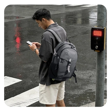 Ba lô TÚISMART chống thấm 14.3 inch laptop nhẹ nhân quả - Daypack du lịch, thể thao, công việc, giá ưu đãi 859k 3