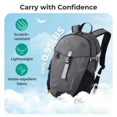 Ba lô TÚISMART chống thấm 14.3 inch laptop nhẹ nhân quả - Daypack du lịch, thể thao, công việc, giá ưu đãi 859k 6