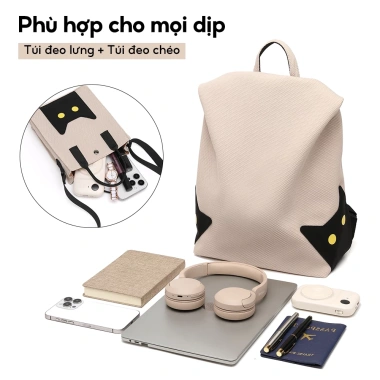 Ba lô và Túi đi học Nữ FULL DESIGN Cathy: Thời trang Đơn giản, Giá ưu đãi 777.599₫
