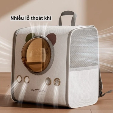 Ba Lô Vận Chuyển Thú Cưng 8kg Thoáng Khí Chống Thấm Nước Du Lịch Chó Mèo 200k