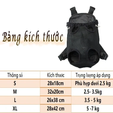 Ba lô vật nuôi chó mèo lưới thoáng khí - Sang trọng, mát mẻ, an toàn, đa màu 7