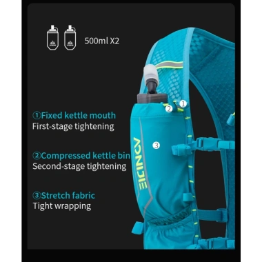 Ba Lô Vest AONIJIE C9.107 Đa Năng Cho Chạy Bộ Trail Leo Núi Đạp Xe Ngoài Trời