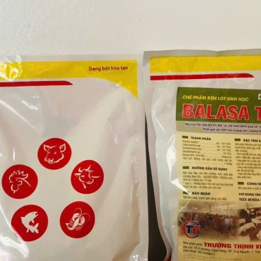 Baa La Sa 1kg Men rắc chuồng khử mùi hôi, hấp thụ khí độc, bảo sinh gia súc 2
