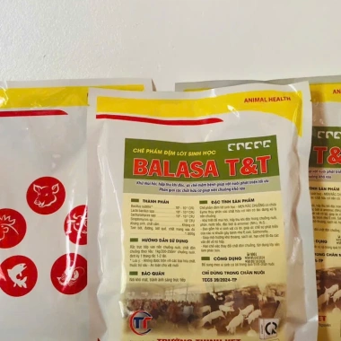 Baa La Sa 1kg Men rắc chuồng khử mùi hôi, hấp thụ khí độc, bảo sinh gia súc 5