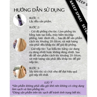 BABI Xịt Phồng Chân Tóc Giữ Nếp Mềm Mại Độ Phồng Tự Nhiên 219.000 VND 6