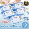 BABY TATTOO Combo 5 Khăn Giấy Ướt Cao Cấp Không Mùi 80 Miếng Giá 295.000 VND 10
