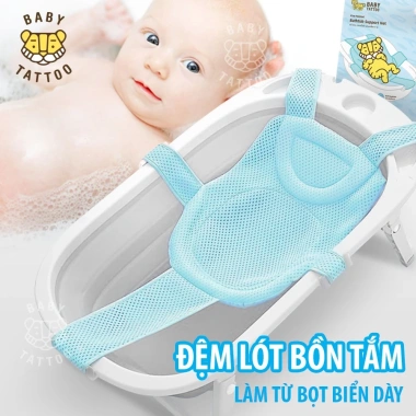 Baby Tattoo Đệm Lót Bồn Tắm Lưới Tôm Ong Khoa 5 Chiều – Bảo Vệ Cột Sống, 225.000₫ 9