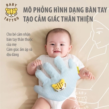 BABY TATTOO Gối Ôm Thoải Mái Chườm Nóng Bàn Tay Hỗ Trợ Giấc Ngủ Bé Giá 650.000đ